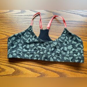 SDXWFA Sarah’s Day x White Fox Athletic Camo Black Padless Sports Bra XL NWOT